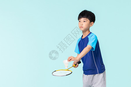 小学生打羽毛球运动儿童打羽毛球背景