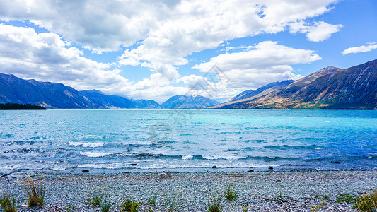 奥罗维尔湖新西兰奥豪湖风光背景