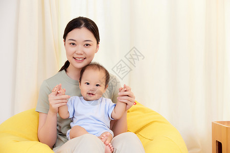 宝宝人像素材居家生活母婴幸福陪伴背景