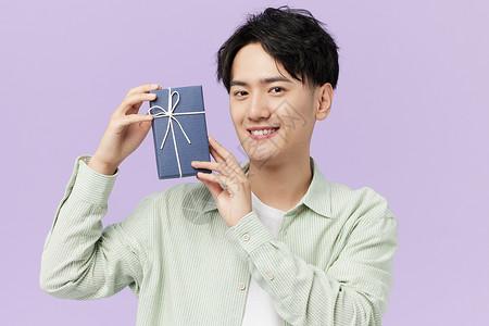 美妆礼品盒韩系男生展示礼物盒背景