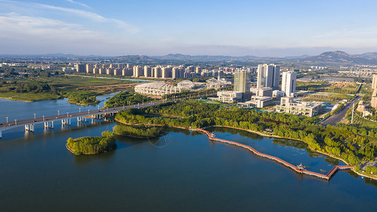 山东莒县沭河风光背景