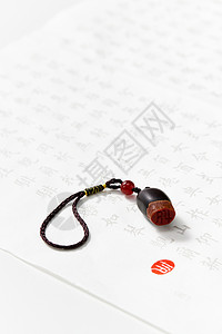 七夕传统情人节印章背景图片