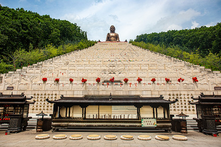 金鼎大佛场景图背景图片