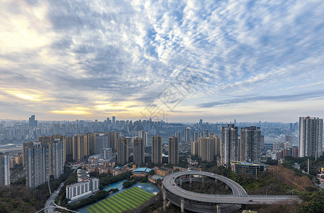 重庆南坪城市风光图背景