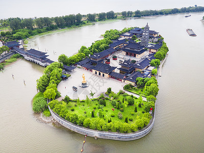扬州高邮地标镇国寺背景图片