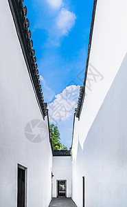 南京甘熙故居马头墙中式传统建筑背景图片