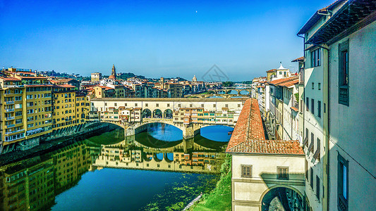 佛罗伦萨老桥佛罗伦萨风光背景
