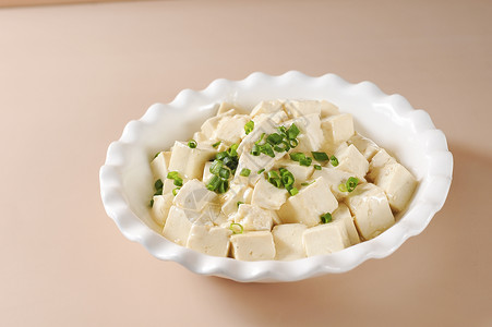 白豆腐熘豆腐   美食摄影背景