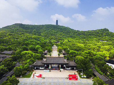 苏州张家港4A风景区张家港香山景区背景