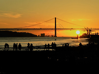 葡萄牙里斯本特茹河高清图片