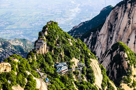 国家级华山景区北峰背景