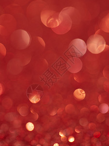绚丽气泡气氛红色节日氛围背景