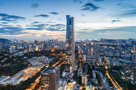 深圳南山建筑群深圳南山区建筑群夜景背景