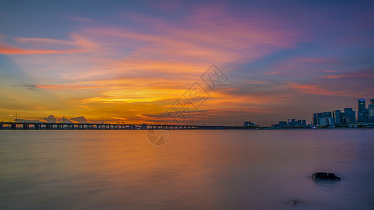 海难深圳前海沿江高速背景