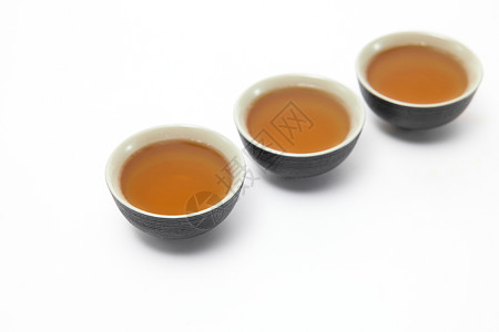 茶汤与茶杯图片