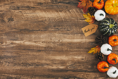感恩节木质纹理背景素材背景图片
