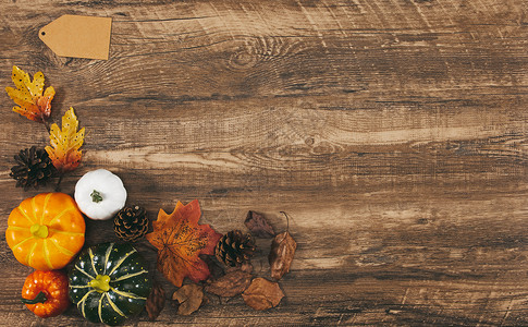 感恩节木质纹理背景素材图片