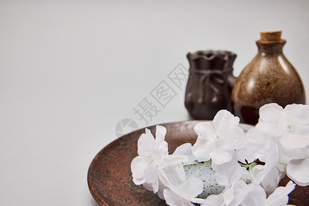 中国传统陶瓷静物组合摆拍背景图片