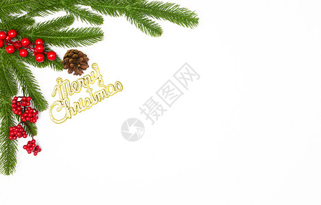 简约礼盒装饰白色简约圣诞背景素材背景