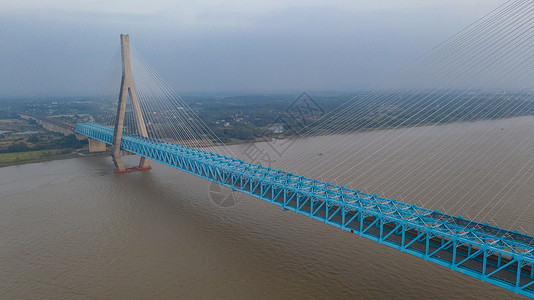 安徽安庆铁路长江大桥背景图片