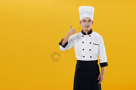 西餐厨师形象展示图片