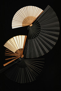 古风扇面素材中国风折扇合集背景