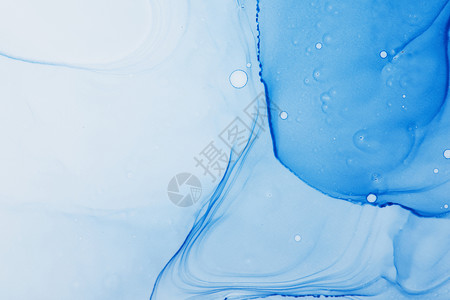 水滴水彩创意水墨扩散蓝色背景背景