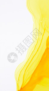 黄色可爱邀请函创意快乐黄流体背景素材背景
