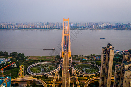 武汉杨泗港长江大桥高清图片