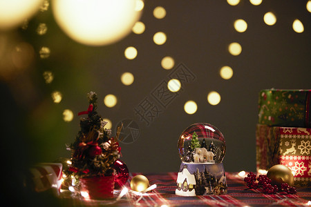 平安夜圣诞节日静物背景背景图片