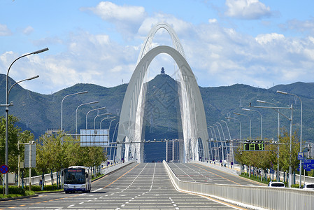 北京新地标新首钢大桥背景图片