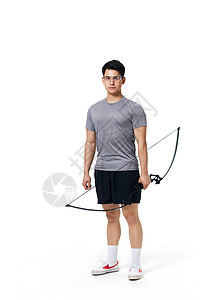 羽毛球选手弓箭比赛运动员选手形象背景
