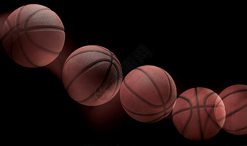 篮球频闪运动轨迹背景图片