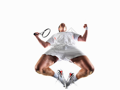 男人打网球图片