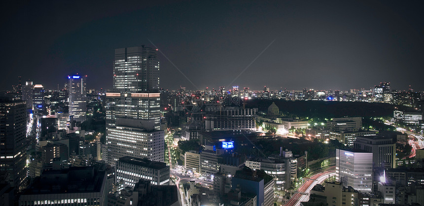 夜晚的城市风景图片