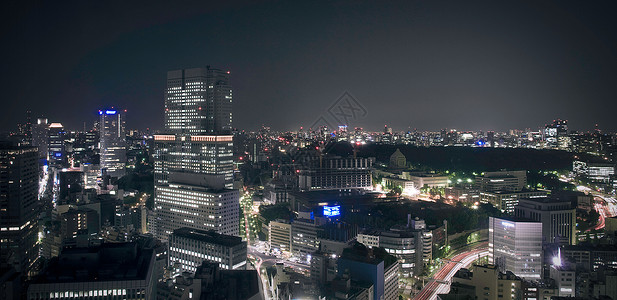 夜晚的城市风景图片