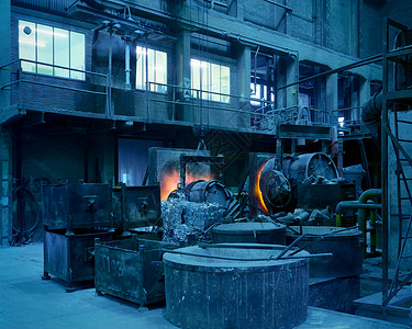 钢铁铸造厂内部图片