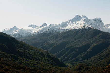 远处的雪山图片