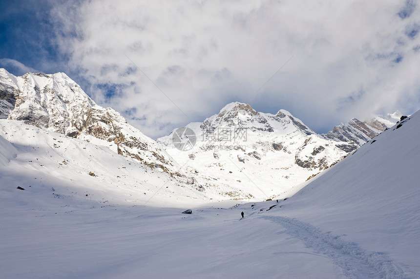 雪山地貌图片