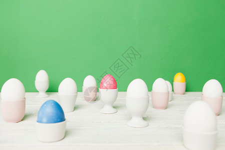 复活节鸡蛋背景图片