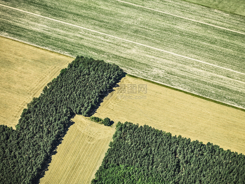 德国勃兰登堡农村地貌风光图片