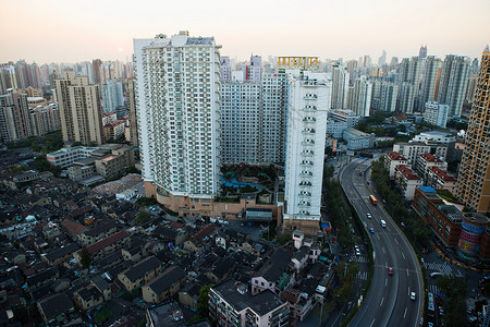 上海公寓楼俯视角度图片