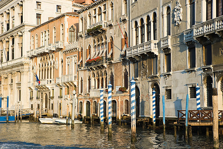 意大利威尼斯运河背景图片
