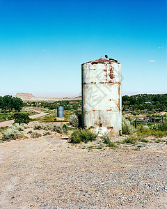 美国新墨西哥州农村水箱图片