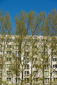 德国柏林公寓背景图片