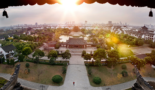 城市的远景图片