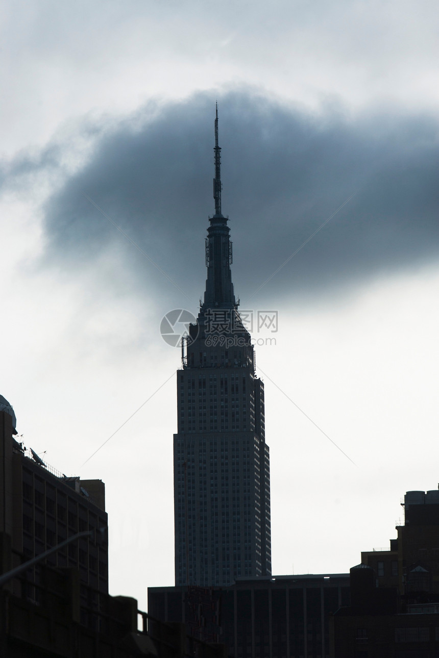 美国纽约州市帝国大厦图片