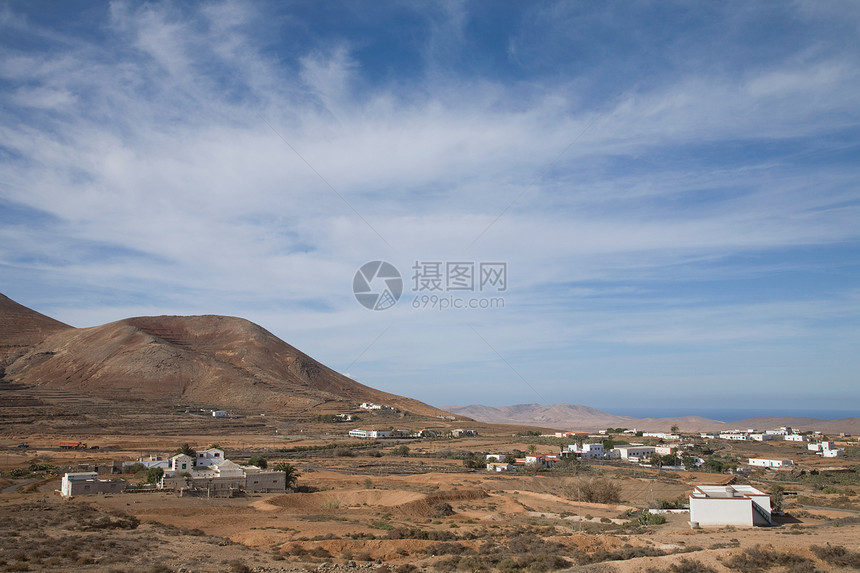 西班牙加那利群岛上的小房子图片