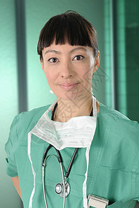 一名女外科医生背景图片