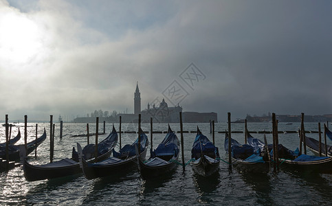 意大利威尼斯Gondolas图片